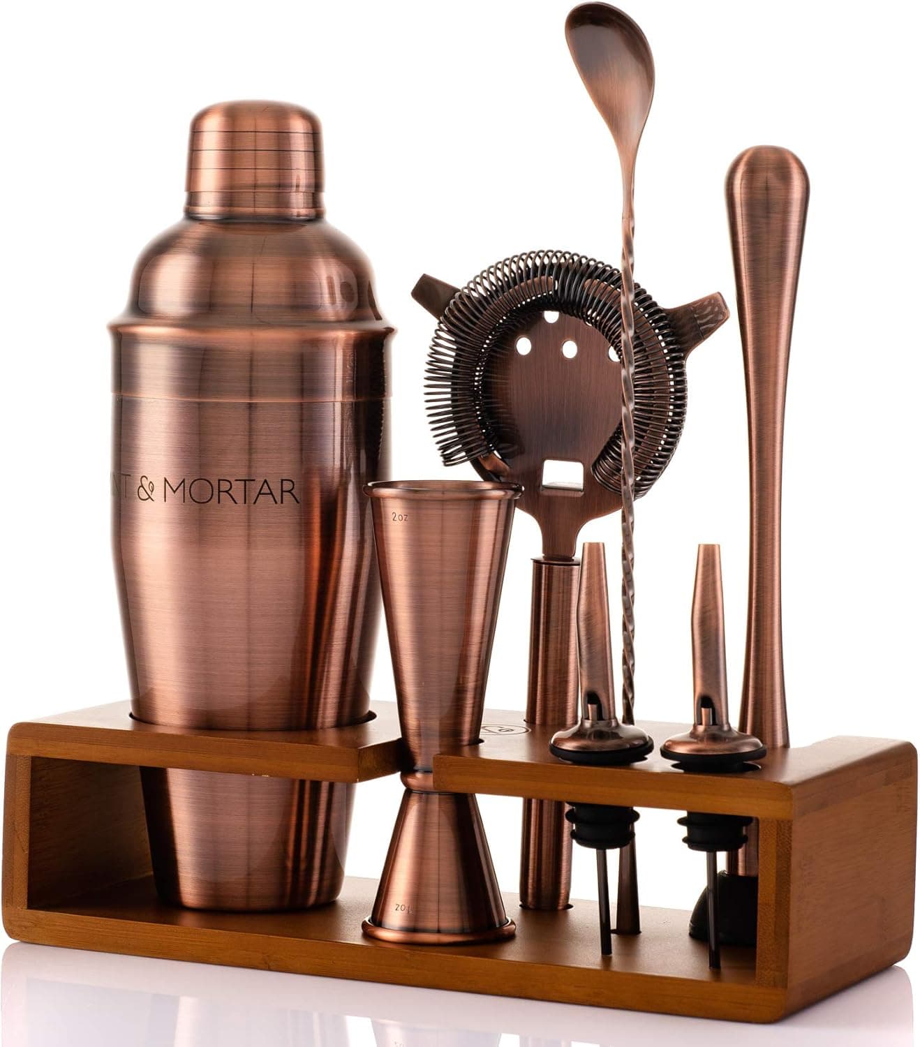 Copper Whiskey Set + Tray
