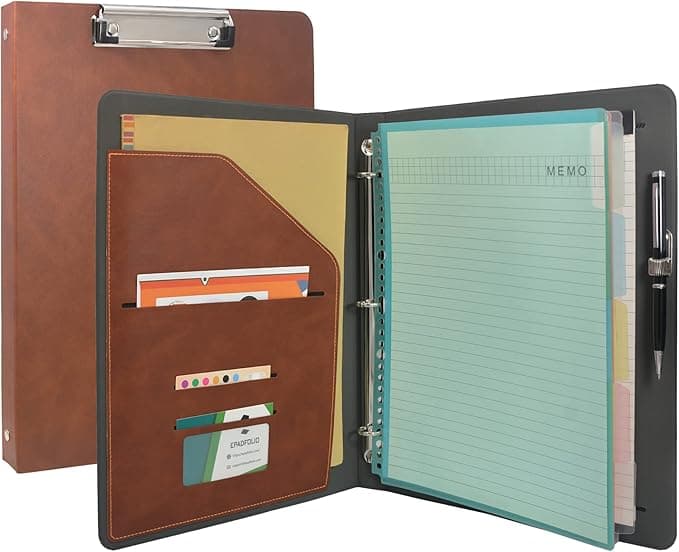 Leather Embossed Portfolio