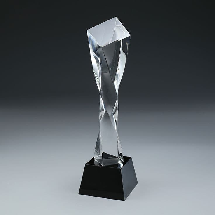 Crystal Star Trophy 3D Laser