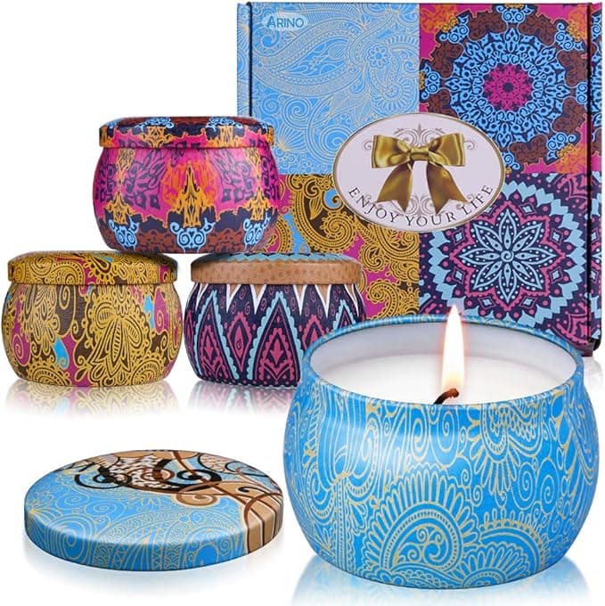 Diwali Soy Candle Festive Tin