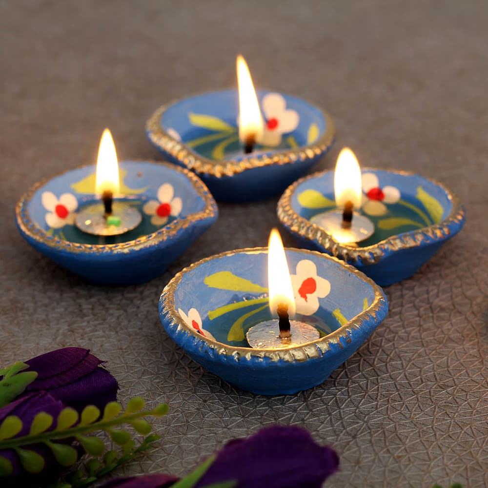 Terracotta Lamp Set