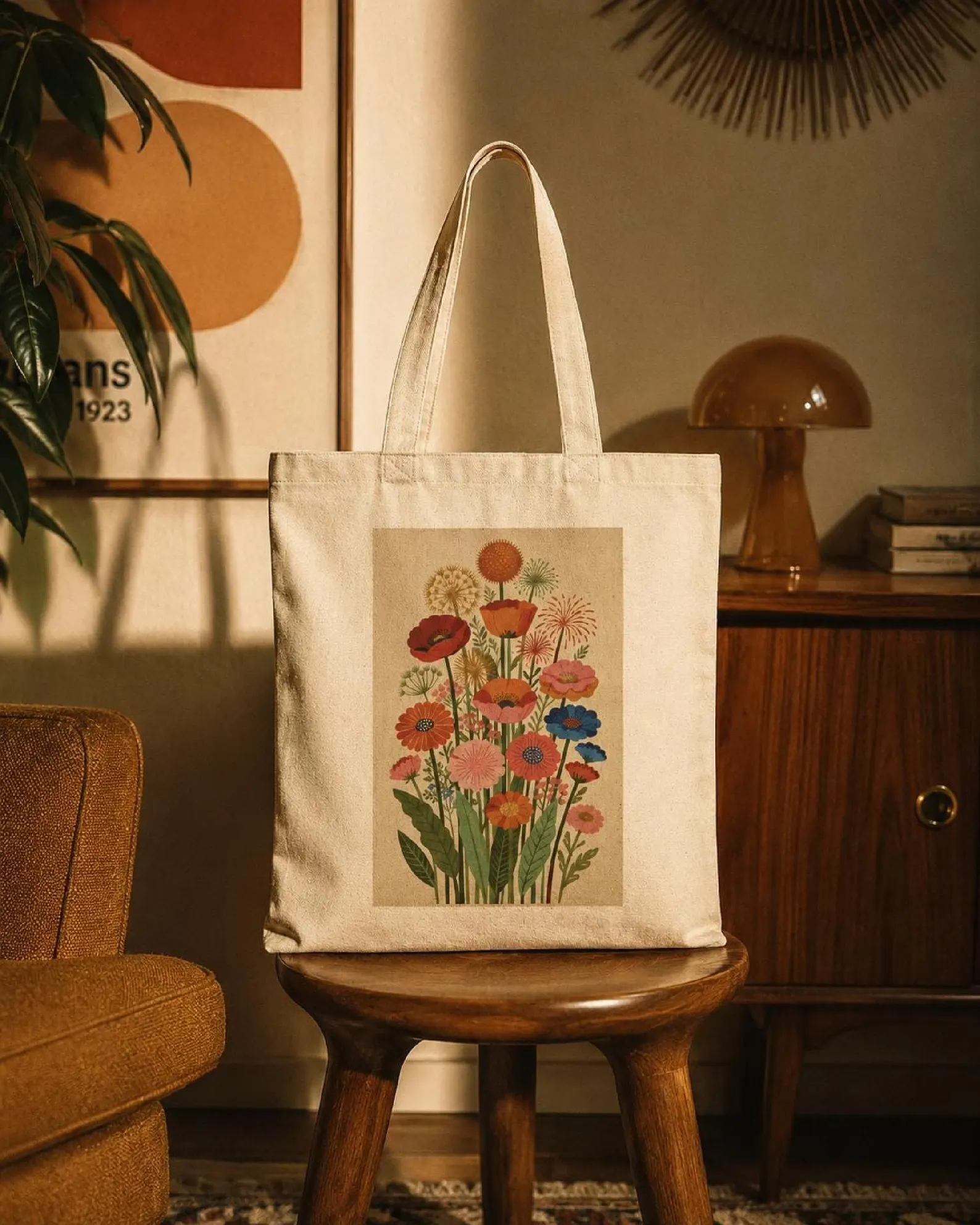 Recycled Fabric Named Tote